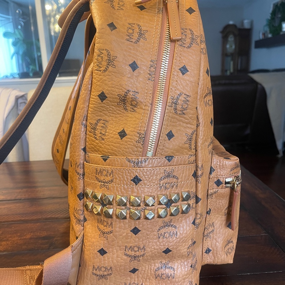 MCM Tan Backpack - Picture 3 of 14